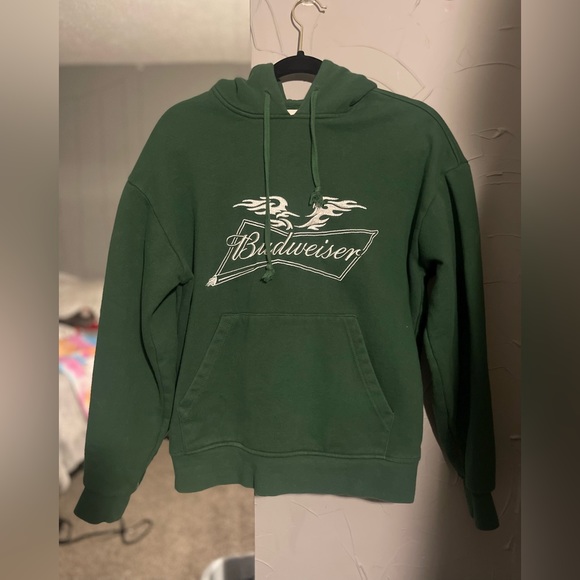 PacSun Tops - budweiser green hoodie